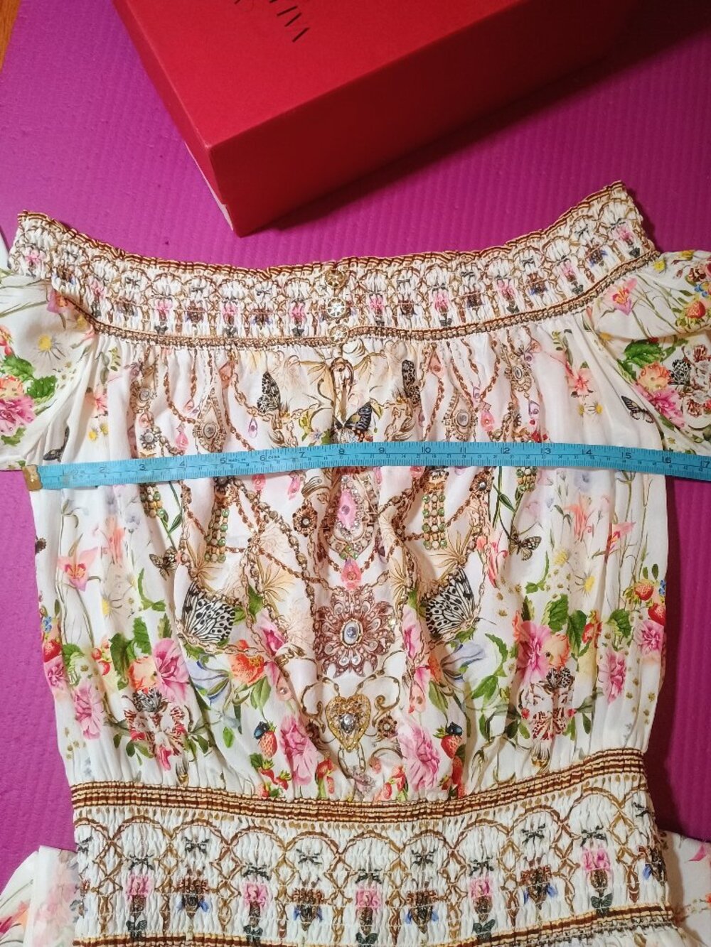 Camilla dress size S rose garden runaways RARE limited collection - Picture 8 of 11
